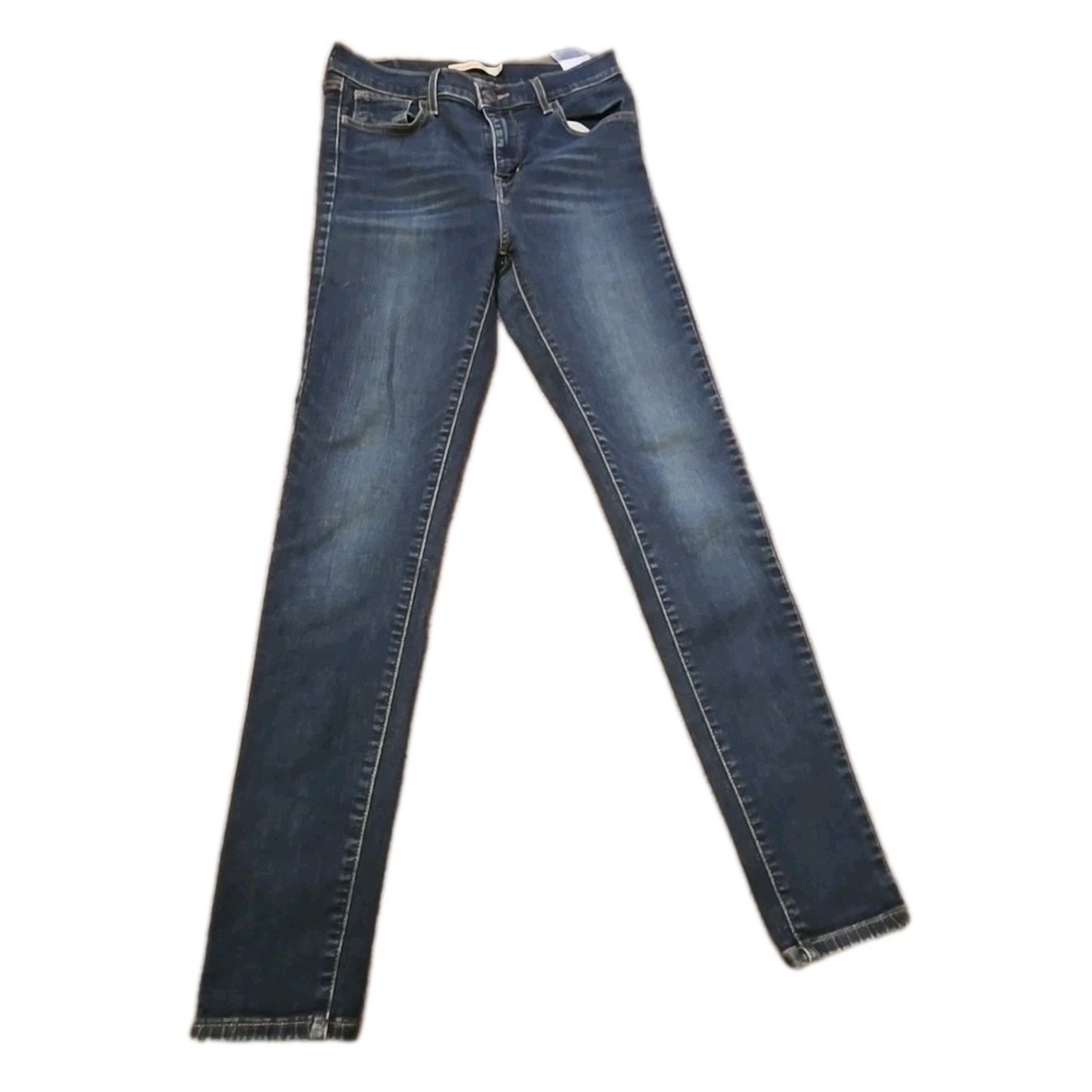 Levi's 720 High Rise Super Skinny Jeans Womens 29 x 28 Blue Denim Ankle